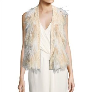 HAUTE HIPPIE Kate Feather Vest